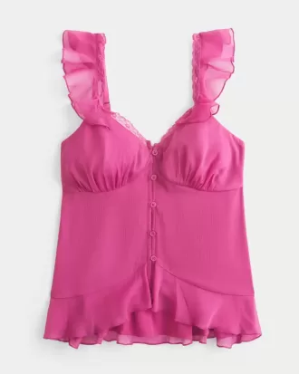 Top babydoll de gasa fácil de llevar