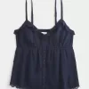 Top babydoll de gasa fácil de llevar Top babydoll de gasa fácil de llevar
