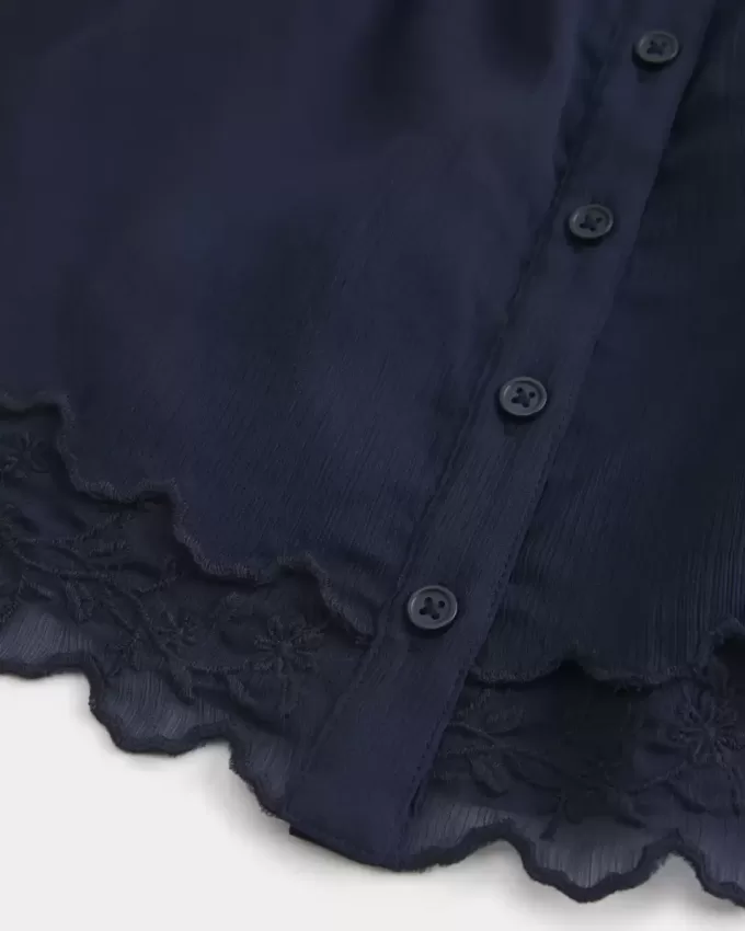 Top babydoll de gasa fácil de llevar Top babydoll de gasa fácil de llevar