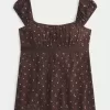 Top babydoll de satén con lazo fácil