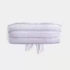 Top de bikini bandeau fruncido
