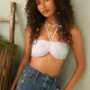 Top de bikini bandeau reversible