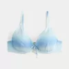 Top de bikini con aros brillantes Top de bikini con aros brillantes