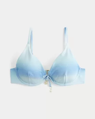 Top de bikini con aros brillantes