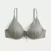 Top de bikini con aros brillantes Top de bikini con aros brillantes