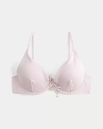 Top de bikini con aros brillantes