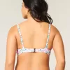 Top de bikini con aros y escote pronunciado con curvas Top de bikini con aros y escote pronunciado con curvas