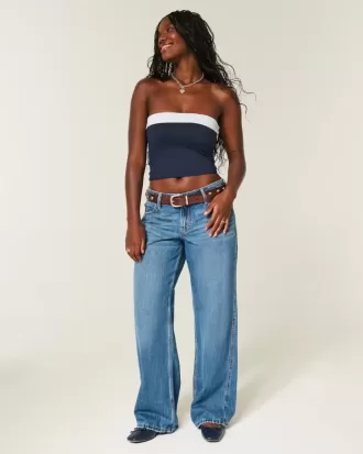 Top de tubo reversible de tela sin costuras Taylor