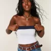 Top de tubo reversible de tela sin costuras Taylor