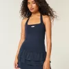 Top halter gráfico con cuentas Top halter gráfico con cuentas