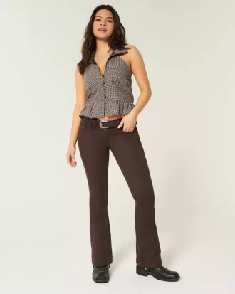 Vaqueros bootcut de tiro ultrabajo