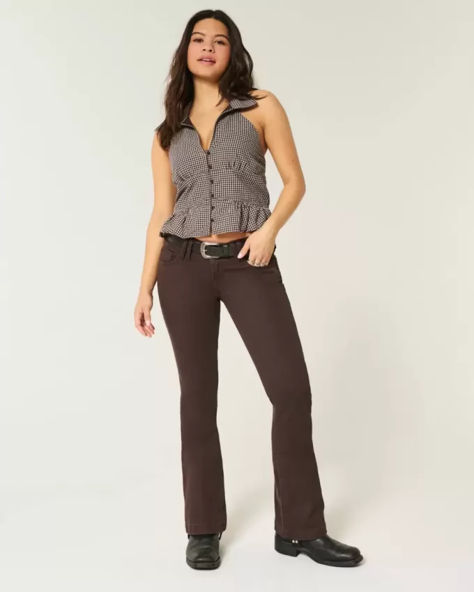 Vaqueros bootcut de tiro ultrabajo Vaqueros bootcut de tiro ultrabajo
