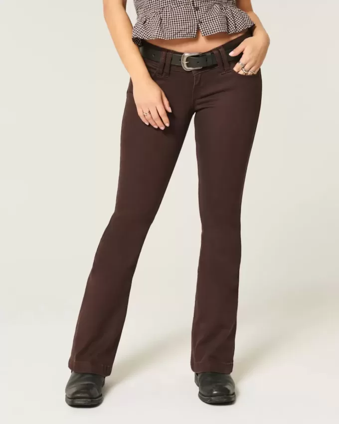 Vaqueros bootcut de tiro ultrabajo Vaqueros bootcut de tiro ultrabajo