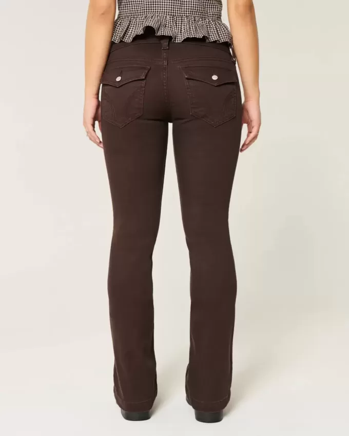 Vaqueros bootcut de tiro ultrabajo Vaqueros bootcut de tiro ultrabajo