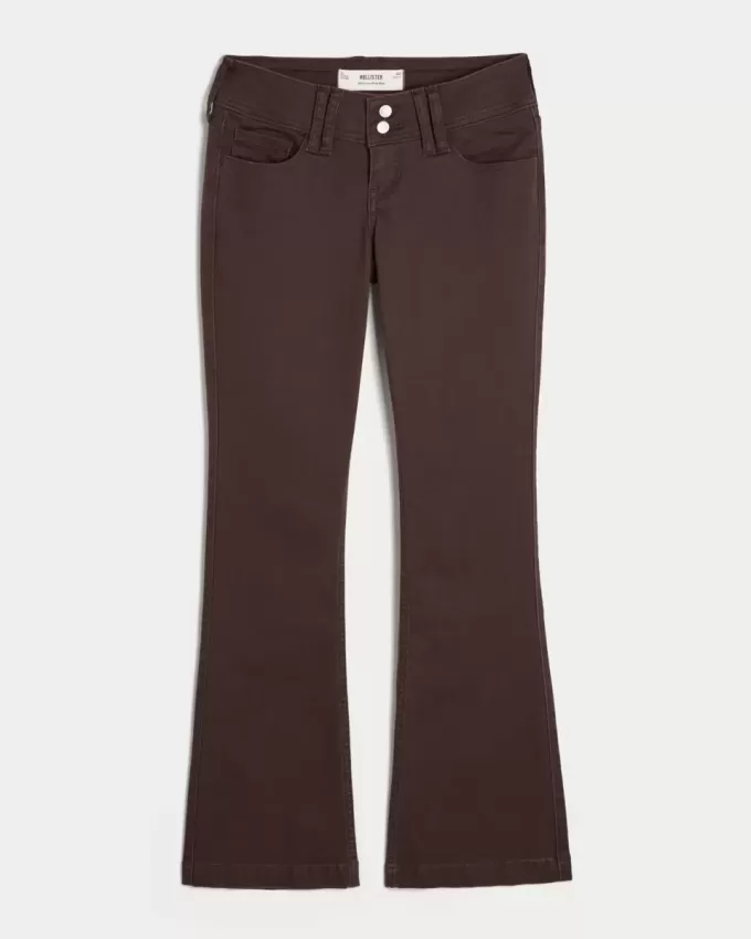 Vaqueros bootcut de tiro ultrabajo Vaqueros bootcut de tiro ultrabajo