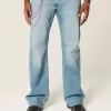 Vaqueros bootcut holgados con lavado medio Vaqueros bootcut holgados con lavado medio