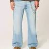 Vaqueros bootcut relajados con lavado claro Vaqueros bootcut relajados con lavado claro
