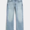 Vaqueros bootcut relajados con lavado claro Vaqueros bootcut relajados con lavado claro