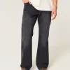 Vaqueros bootcut relajados negros lavados Vaqueros bootcut relajados negros lavados