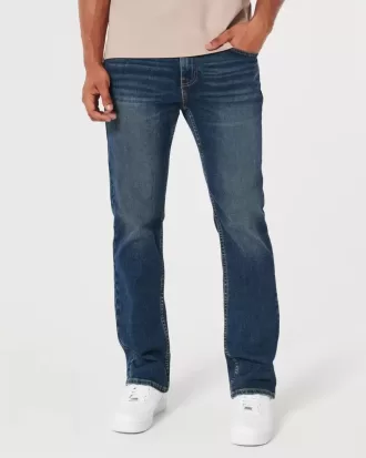 Vaqueros de bota con lavado medio