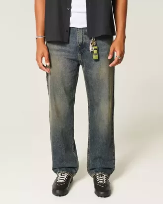 Vaqueros holgados con lavado oscuro