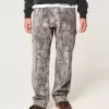 Vaqueros holgados de carpintero con estampado de camuflaje Vaqueros holgados de carpintero con estampado de camuflaje