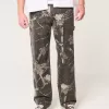 Vaqueros holgados de pintor con estampado de camuflaje Vaqueros holgados de pintor con estampado de camuflaje