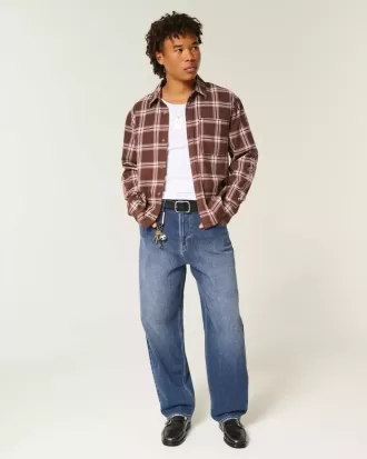Vaqueros holgados estilo skater con lavado oscuro
