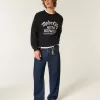 Vaqueros holgados estilo skater con lavado oscuro Vaqueros holgados estilo skater con lavado oscuro