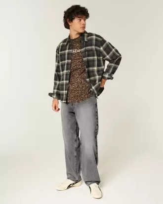 Vaqueros holgados estilo skater en gris lavado