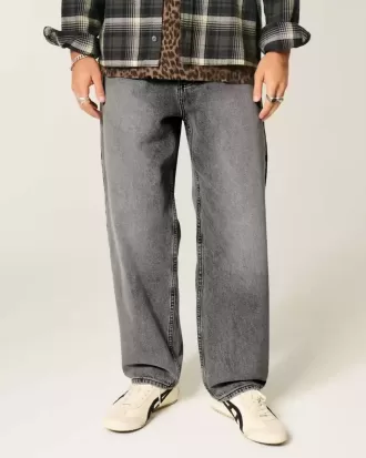 Vaqueros holgados estilo skater en gris lavado