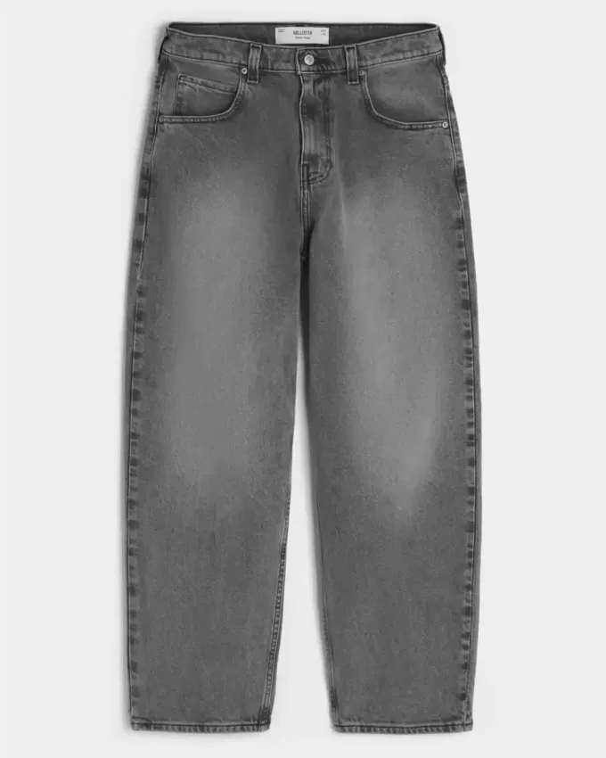 Vaqueros holgados estilo skater en gris lavado Vaqueros holgados estilo skater en gris lavado
