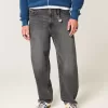 Vaqueros holgados estilo skater negros lavados Vaqueros holgados estilo skater negros lavados