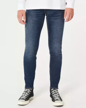 Vaqueros super ajustados con lavado oscuro