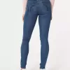 Vaqueros super ajustados de tiro alto con lavado oscuro Vaqueros super ajustados de tiro alto con lavado oscuro