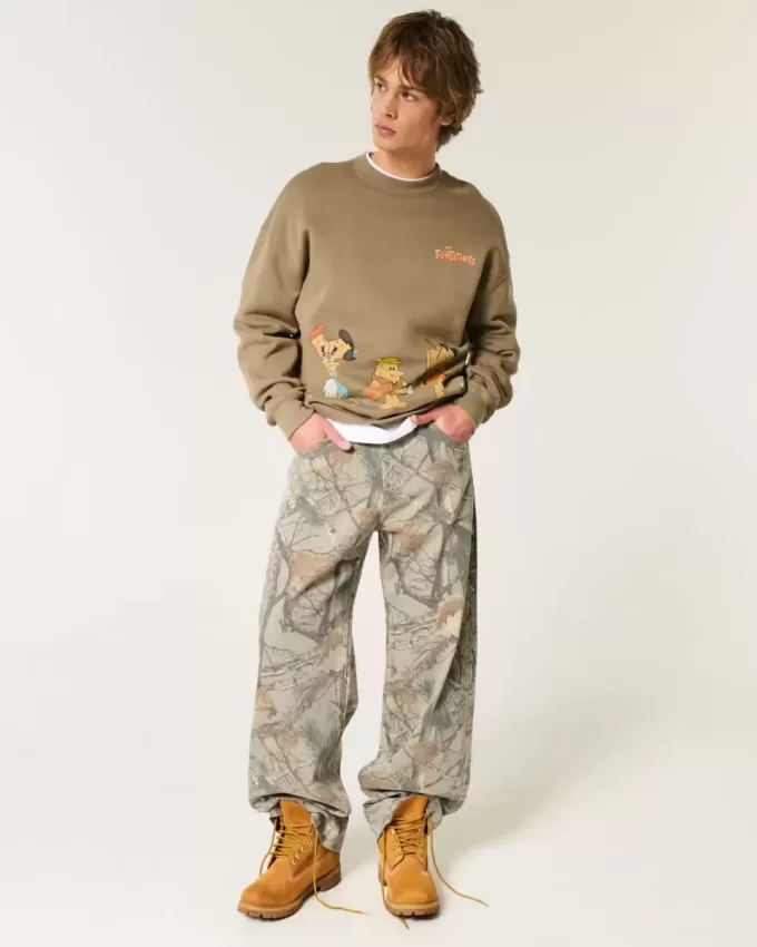 Vaqueros super holgados de camuflaje Vaqueros super holgados de camuflaje