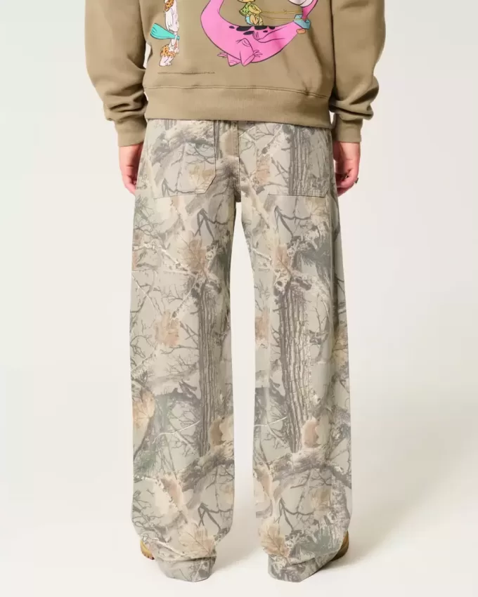Vaqueros super holgados de camuflaje Vaqueros super holgados de camuflaje