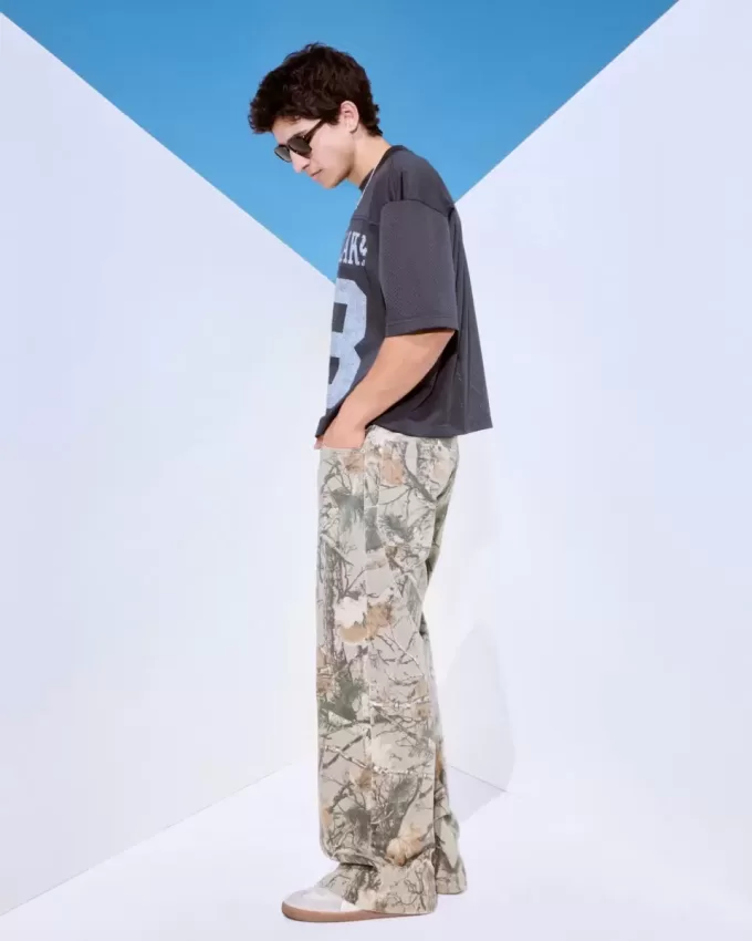 Vaqueros super holgados de camuflaje Vaqueros super holgados de camuflaje