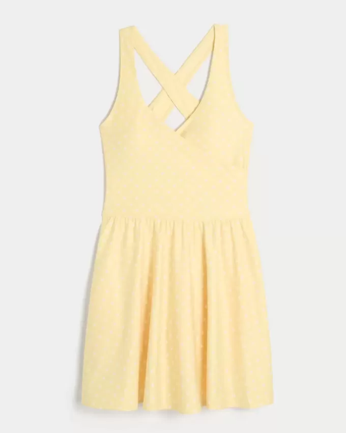 Vestido cruzado con cuello halter Gilly Hicks Active Recharge Vestido cruzado con cuello halter Gilly Hicks Active Recharge