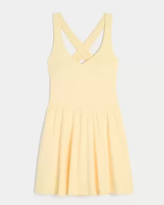 Vestido cruzado con cuello halter Gilly Hicks Active Recharge