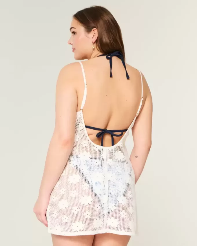 Vestido de punto abierto
