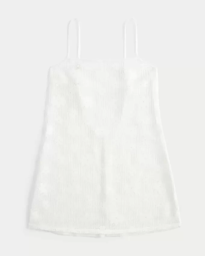 Vestido de punto abierto