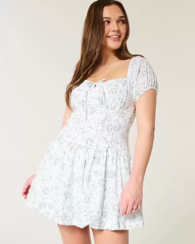 Vestido falda-pantalón abullonado con cintura caída Sofia de Hollister Vestido falda-pantalón abullonado con cintura caída Sofia de Hollister