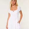 Vestido falda pantalón con cintura caída Hollister Sofia