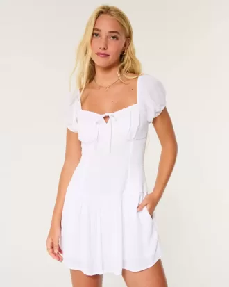Vestido falda pantalón con cintura caída Hollister Sofia