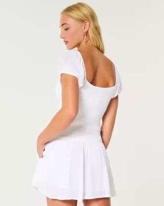 Vestido falda pantalón con cintura caída Hollister Sofia