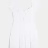 Vestido falda pantalón con cintura caída Hollister Sofia