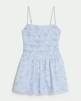 Vestido falda pantalón de gasa