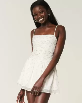 Vestido falda pantalón de gasa