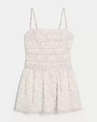 Vestido falda pantalón de gasa